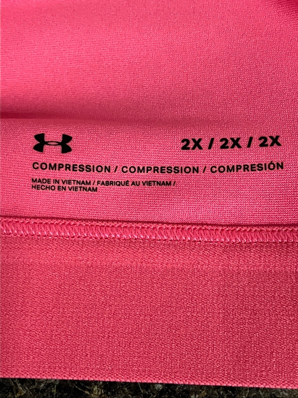 Under armour crossback mid impact  pink sports bra 2X - Picture 4 of 5